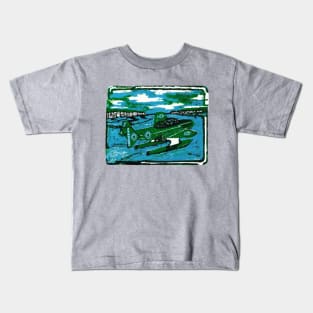 Fantasy Floatplane Kids T-Shirt